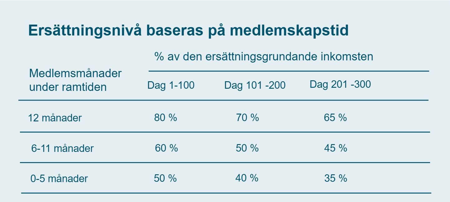 Ersättningsnivåer